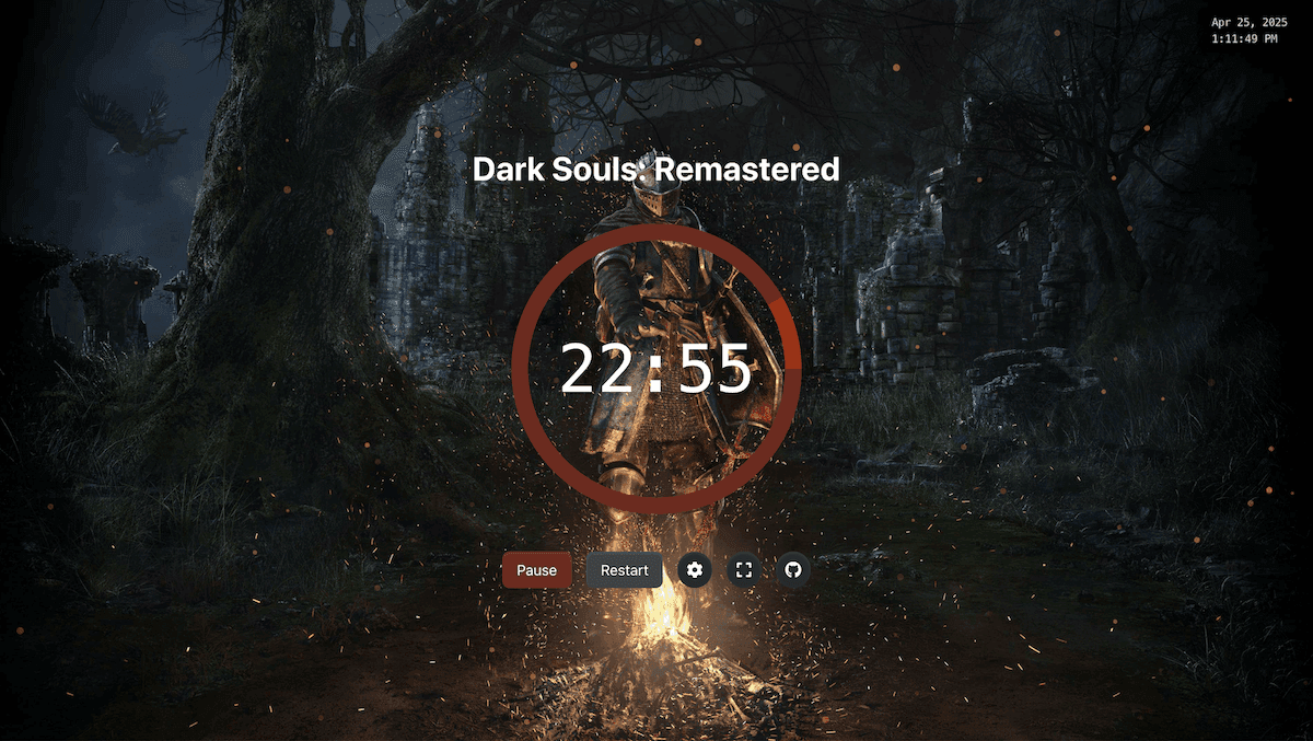 Bonfire - A Productivity Timer Inspired by Video Games